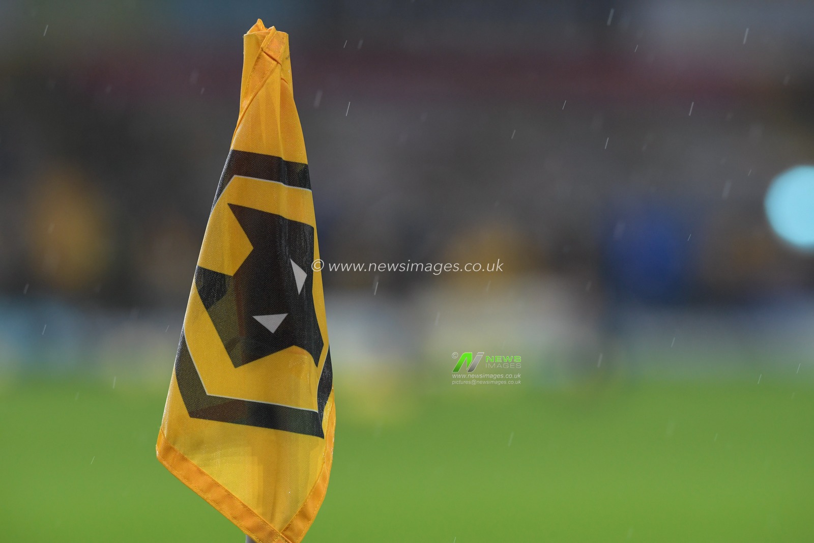 The corner flag at Wolverhampton Wanderers