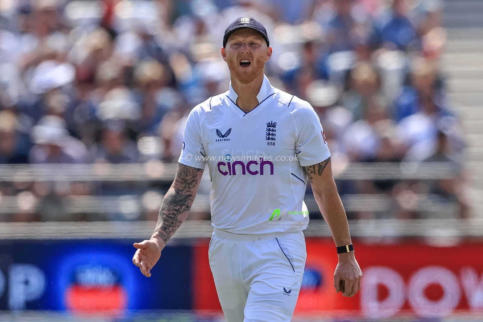 Ben Stokes of England during the game