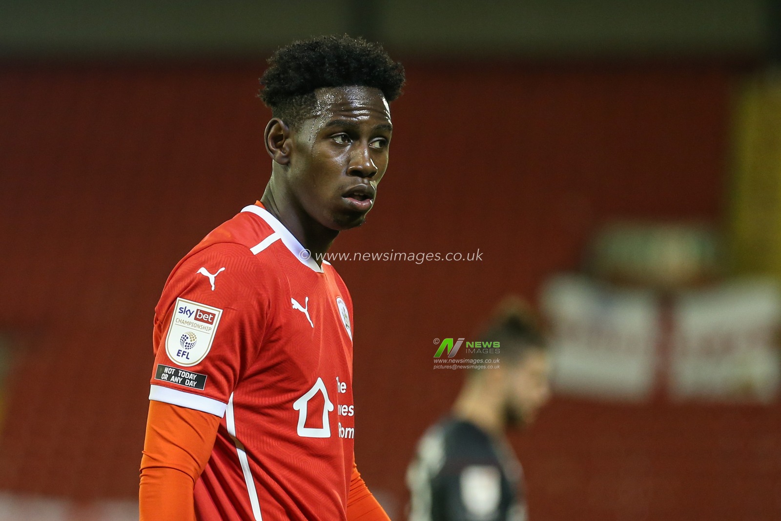 Clarke Oduor #22 of Barnsley during the game