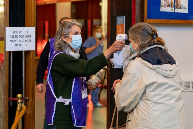 The Harpenden Trust kick-starts their volunteer Covid-19 vaccination programme at The Eric Morecambe Hall