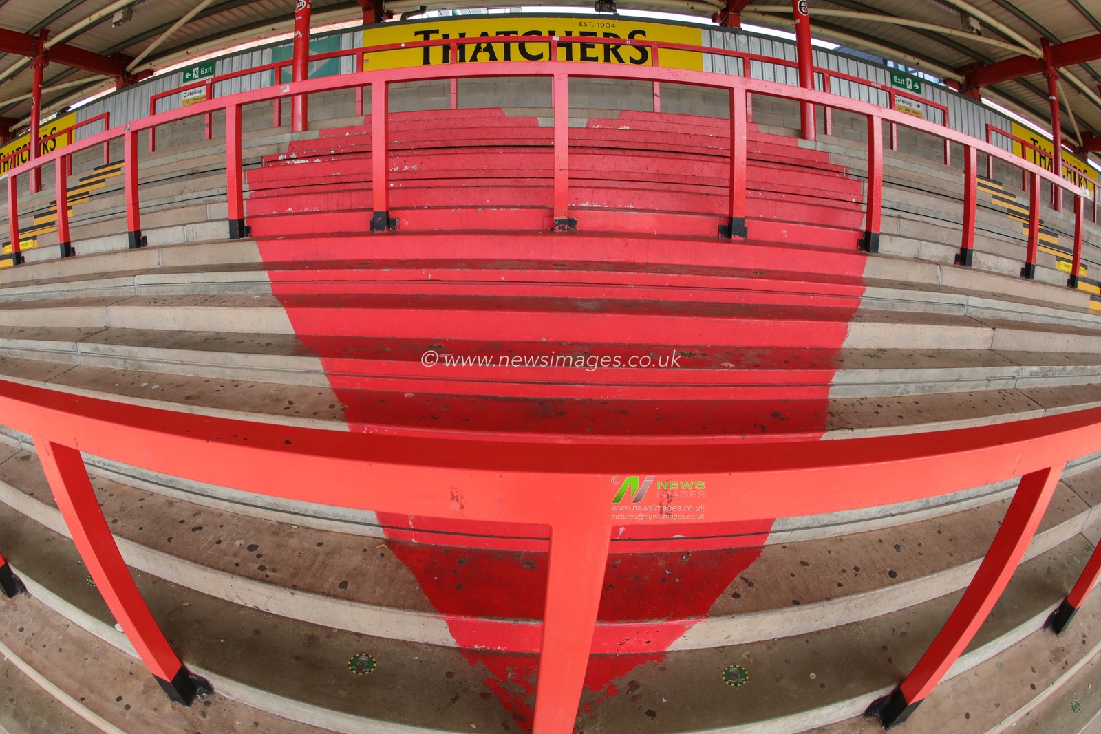 A general view of St James' Park during the Sky Bet League 1 match Exeter City vs Barnsley at St James' Park, Exeter, United Kingdom, 7th October 2023

(Photo by Alfie Cosgrove/News Images)