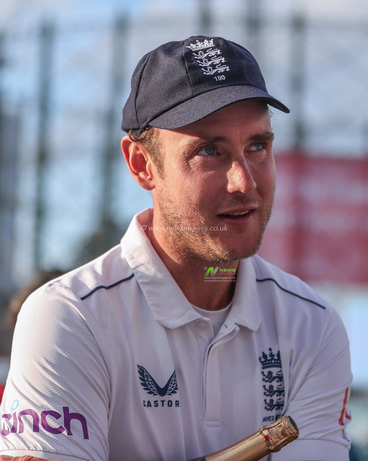 Stuart Broad of England after the game during the LV= Insurance Ashes Fifth Test Series Day Five England v Australia at The Kia Oval, London, United Kingdom, 31st July 2023

(Photo by Mark Cosgrove/News Images)