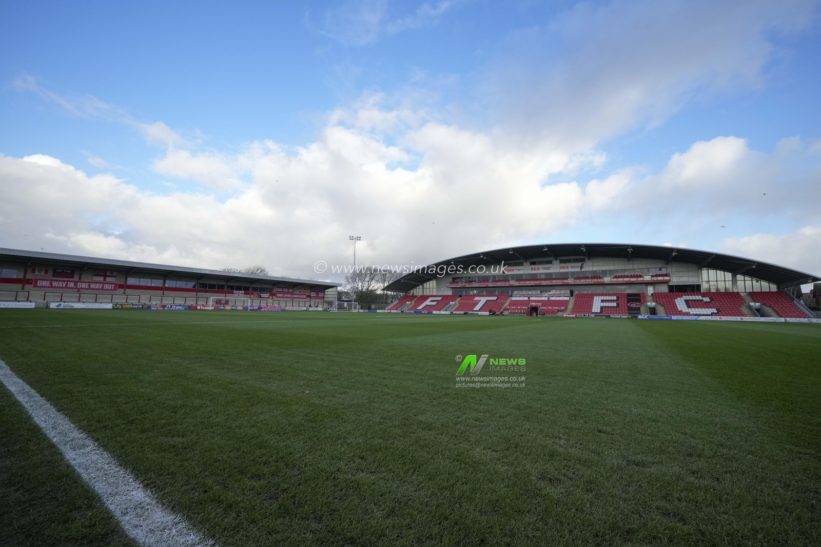 General view of Highbury Stadium before the Sky Bet League 1 match Fleetwood Town vs Sheffield Wednesday at Highbury Stadium, Fleetwood, United Kingdom, 26th December 2022

(Photo by Steve Flynn/News Images)