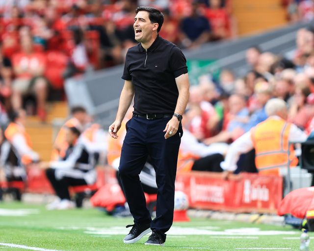 Liverpool manager Andoni Iraola during the pre-season friendly match Liverpool vs Monaco at Anfield, Liverpool, United Kingdom on 09 August 2026

(Photo by Jorge Horsted/News Images)