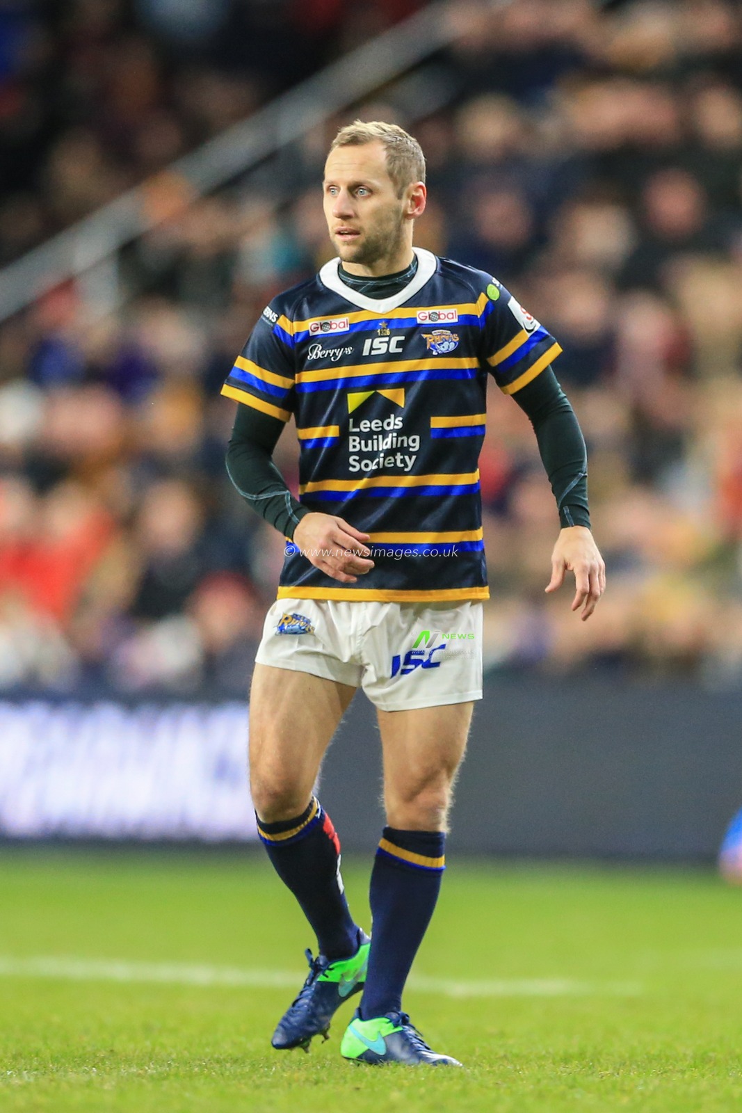 12th January 2020, Headingley Carnegie Stadium, Leeds, England; Jamie Jones-Buchanan, Rob Burrow Testimonial, Leeds Rhinos v Bradford Bulls : Rob Burrow of Leeds Rhinos during the game 


Credit: Mark Cosgrove/News Images
