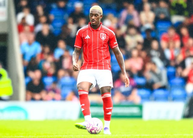 Callum Hudson-Odoi of Nottingham Forest passes the ball during the Pre-season friendly match Nottingham Forest vs Monaco at SMH Group Stadiumact Stadium, Chesterfield, United Kingdom, 19th July 2025

(Photo by Richard Bierton/News Images)