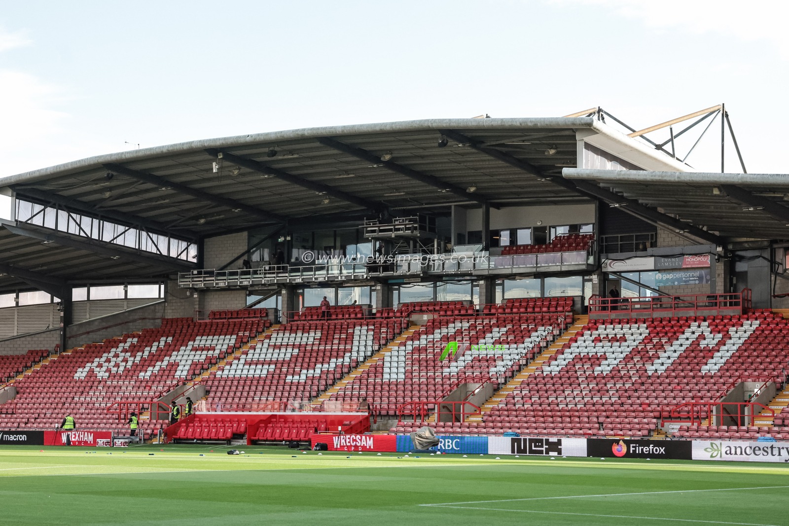 A general view of The Racecourse Ground during the Sky Bet Championship match Wrexham vs Birmingham City at The Racecourse Ground, Wrexham, United Kingdom on 28 August 2026

(Photo by Mark Cosgrove/News Images)