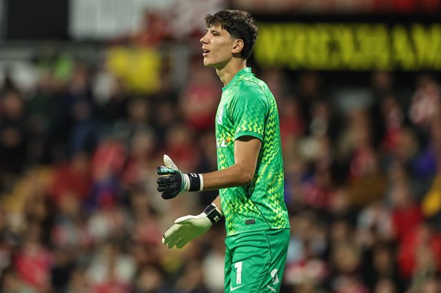 Birmingham City goalkeeper James Beadle during the Sky Bet Championship match Wrexham vs Birmingham City at The Racecourse Ground, Wrexham, United Kingdom on 28 August 2026

(Photo by Mark Cosgrove/News Images)