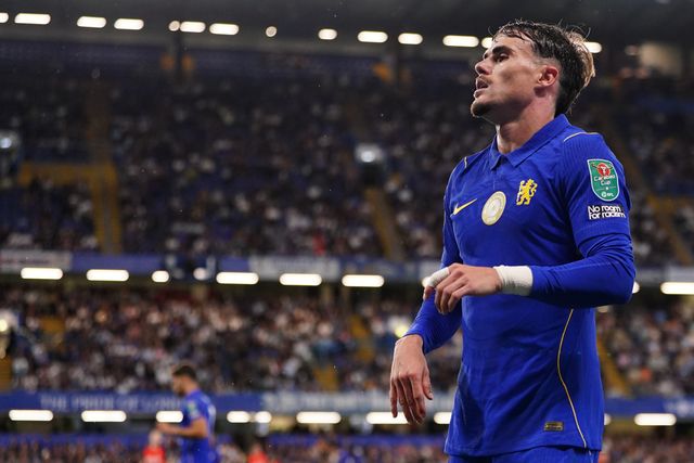Pep Chavarria of Chelsea  the Carabao Cup round 2 match Chelsea vs Luton Town at Stamford Bridge, London, United Kingdom on 27 August 2026

(Photo by Harvey Murphy/News Images)