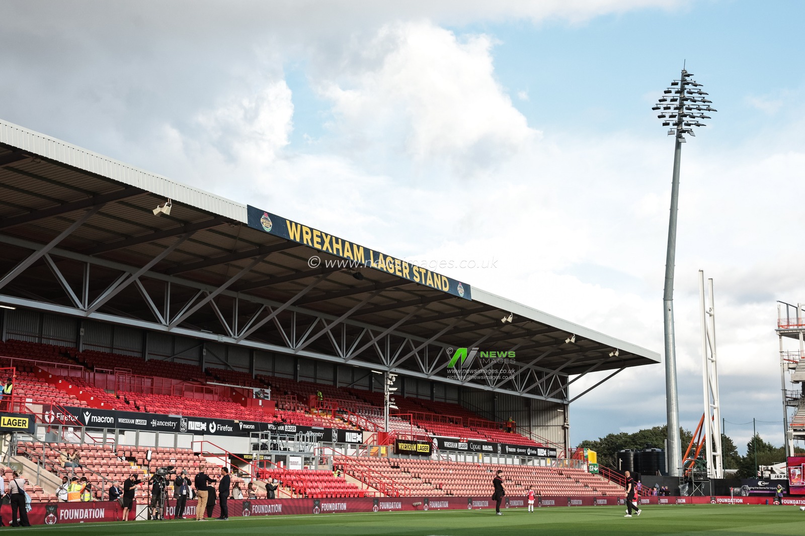A general view of The Racecourse Ground during the Sky Bet Championship match Wrexham vs Birmingham City at The Racecourse Ground, Wrexham, United Kingdom on 28 August 2026

(Photo by Mark Cosgrove/News Images)