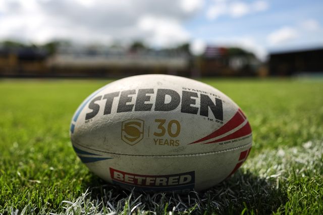 Steeden 30 years of Super League ball during the Betfred Super League round 12 match Castleford Tigers vs St Helens at OneBore Stadium, Castleford, Untied Kingdom on 23 May 2026

(Photo by Mark Cosgrove/News Images)
