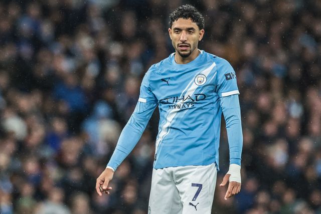 Omar Marmoush of Manchester City during the Premier League match Manchester City vs Crystal Palace at Etihad Stadium, Manchester, United Kingdom on 13 May 2026

(Photo by Mark Cosgrove/News Images)