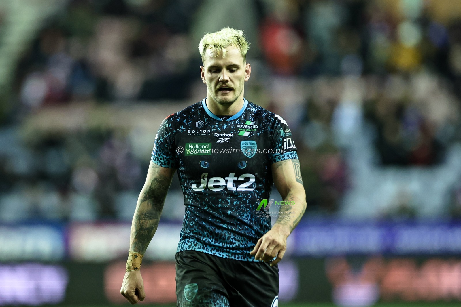 Ethan O'neill of Leigh Leopards during the Betfred Super League Round 1 match Wigan Warriors vs Leigh Leopards at The Brick Community Stadium, Wigan, United Kingdom, 13th February 2025

(Photo by Mark Cosgrove/News Images)