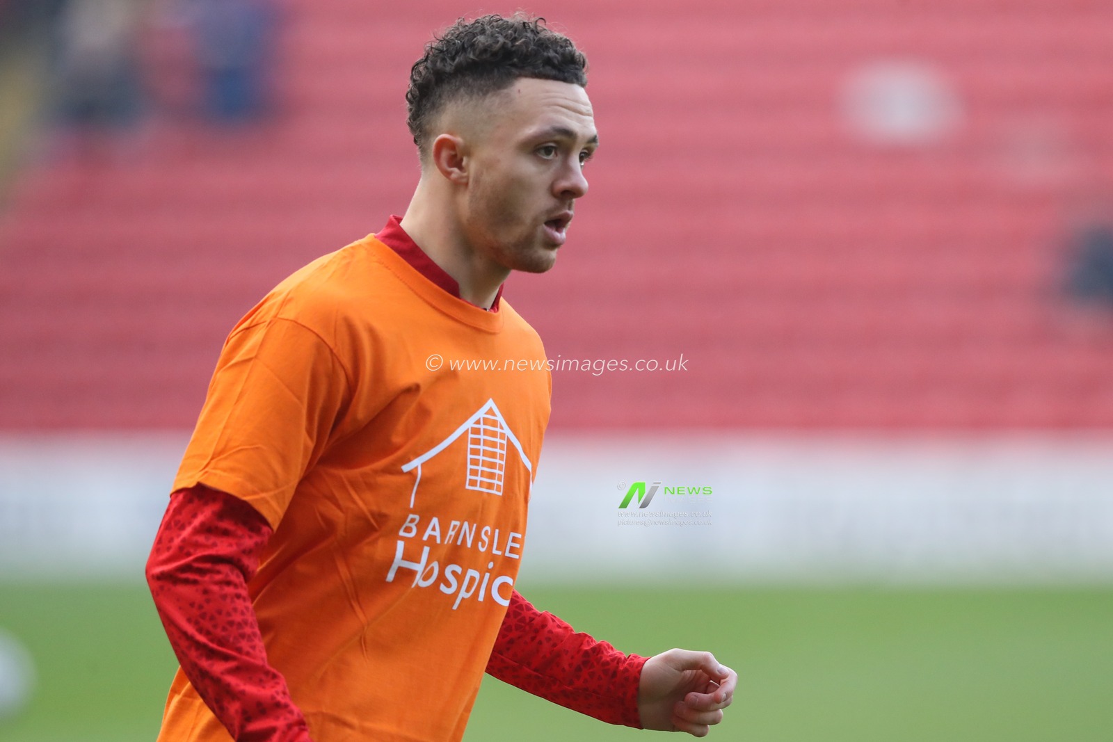 Jordan Williams of Barnsley in the pregame warmup session during the Sky Bet League 1 match Barnsley vs Lincoln City at Oakwell, Barnsley, United Kingdom, 9th March 2024

(Photo by Alfie Cosgrove/News Images)