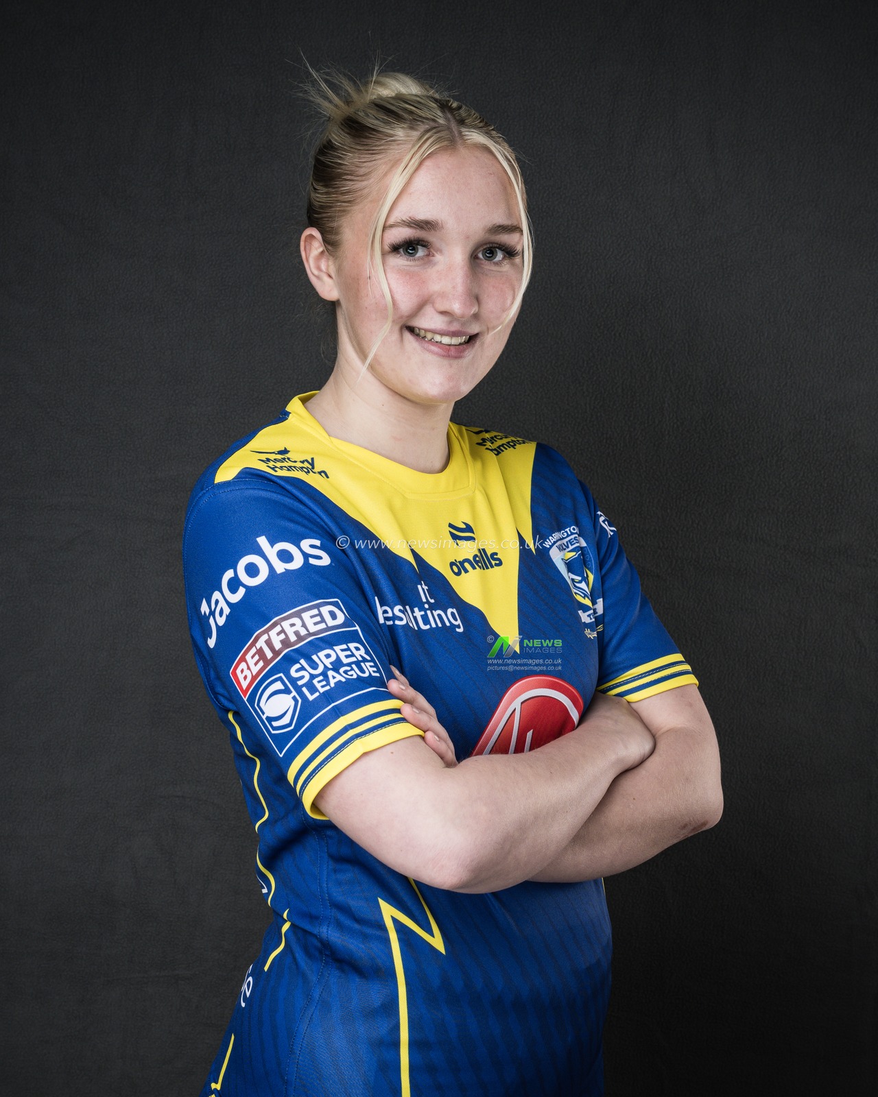 Warrington Wolves Women Headshots at Halliwell Jones Stadium, Warrington, United Kingdom, 5th March 2024

(Photo by Craig Thomas/News Images)