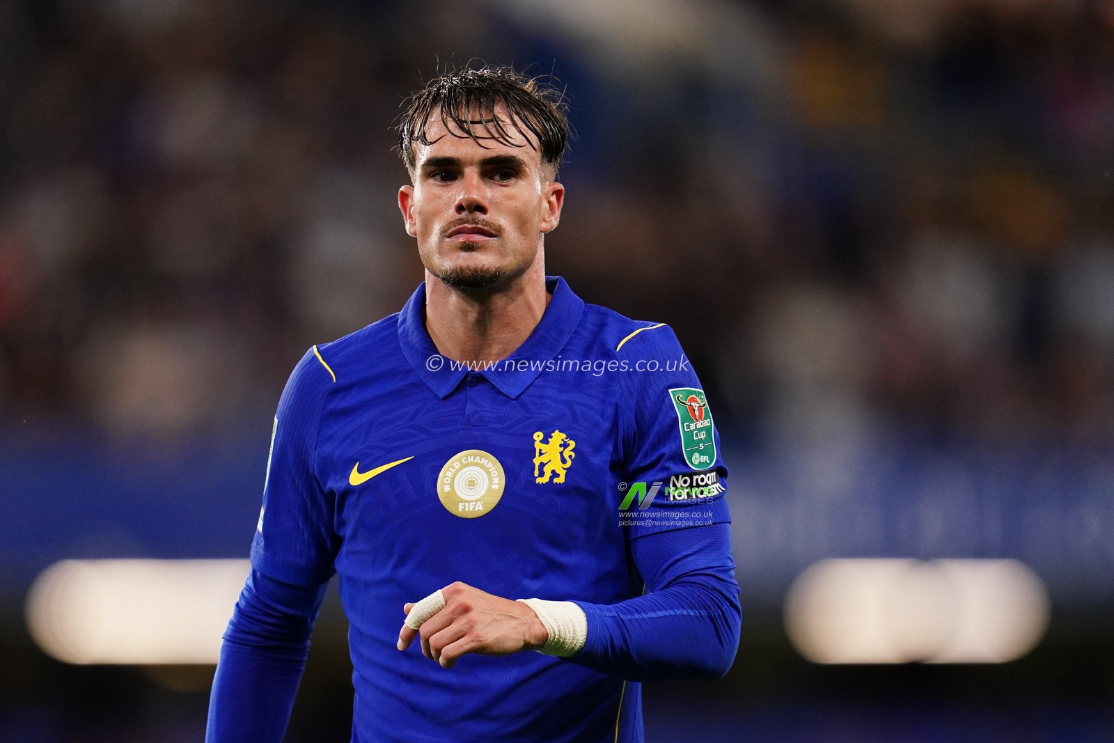 Pep Chavarria of Chelsea during the Carabao Cup round 2 match Chelsea vs Luton Town at Stamford Bridge, London, United Kingdom on 27 August 2026

(Photo by Harvey Murphy/News Images)