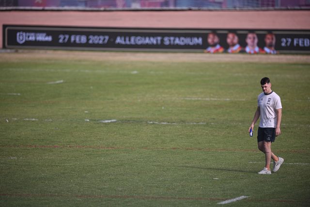 Cai Taylor-Wray of Warrington Wolves arrives prior to the Betfred Super League round 22 match Bradford Bulls vs Warrington Wolves at Odsal Stadium, Bradford, United Kingdom on 08 August 2026

(Photo by Ben Roberts/News Images)