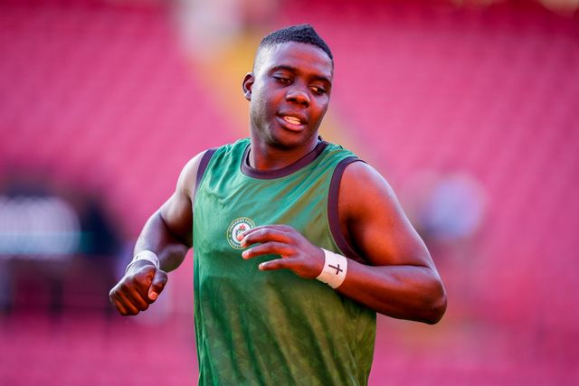 Marvelous Nakamba of Zimbabwe in the pregame warmup session  during the Unity Cup 2026 Semi-Finals match Nigeria vs Zimbabwe at The Valley, London, United Kingdom on 26 May 2026

(Photo by Maynard Manyowa/News Images)