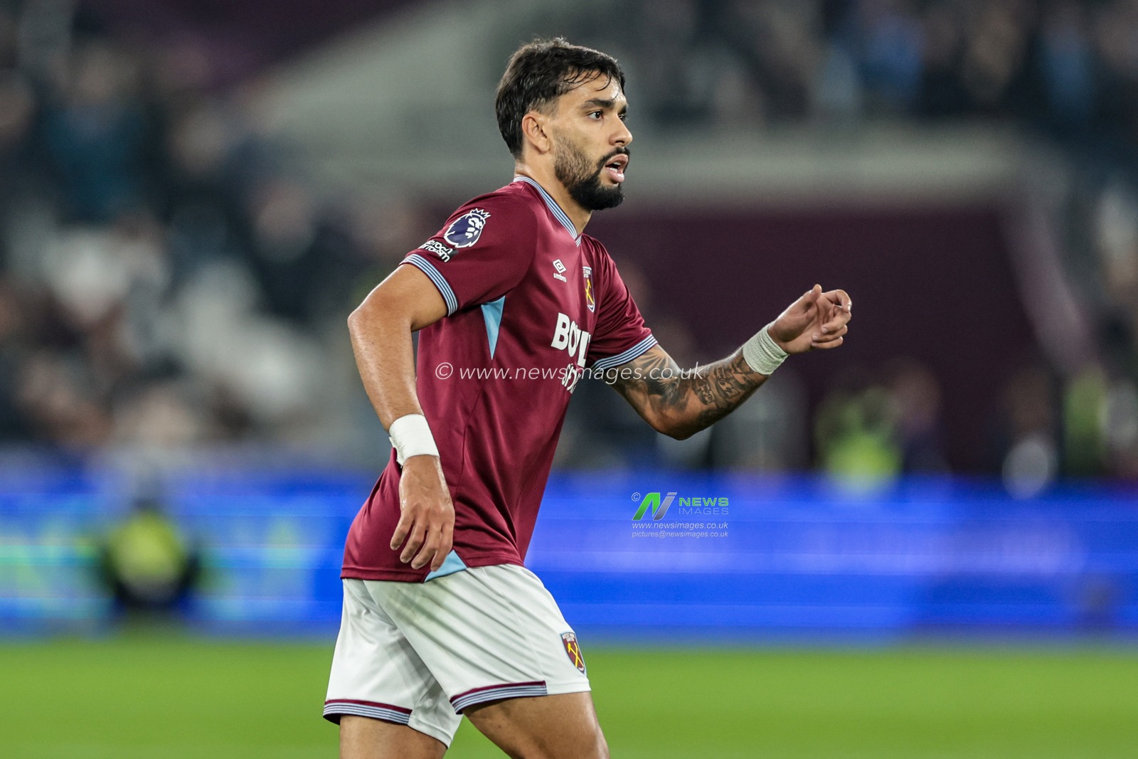 Lucas Paquetá of West Ham United during the Premier League match West Ham United vs Brentford at London Stadium, London, United Kingdom, 20th October 2025

(Photo by Mark Cosgrove/News Images)