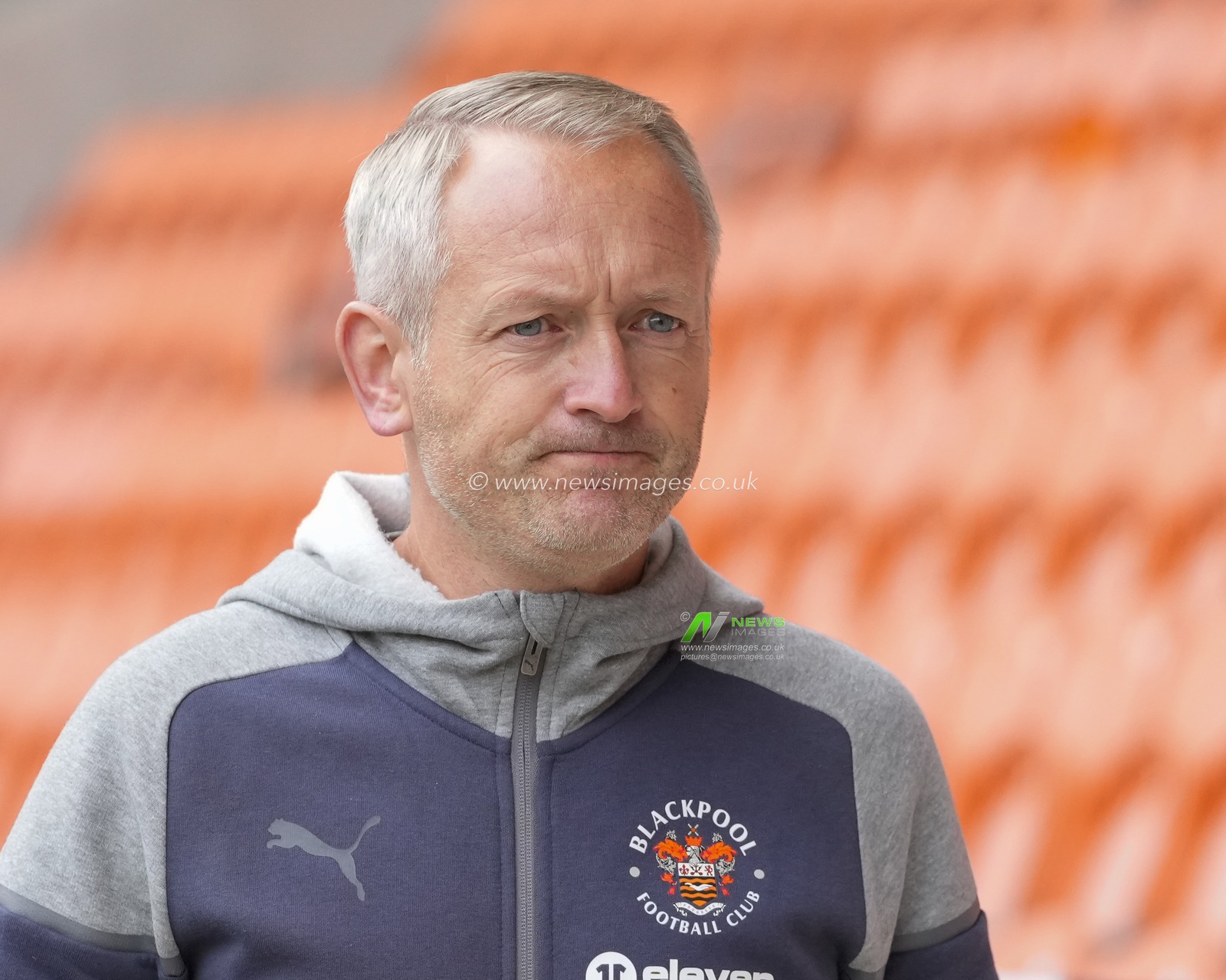 Neil Critchley, Manager of Blackpool arrives at the stadium before the Sky Bet League 1 match Blackpool vs Reading at Bloomfield Road, Blackpool, United Kingdom, 23rd September 2023

(Photo by Steve Flynn/News Images)