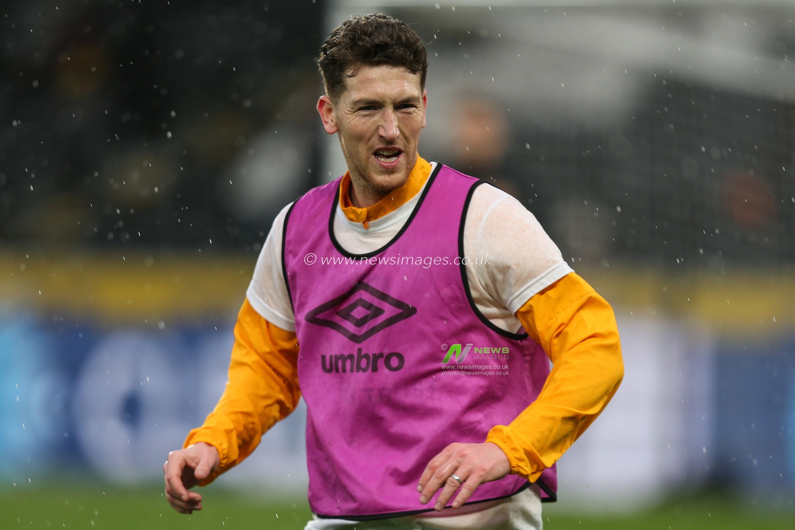 Richard Smallwood #6 of Hull City during the pre-game warmup