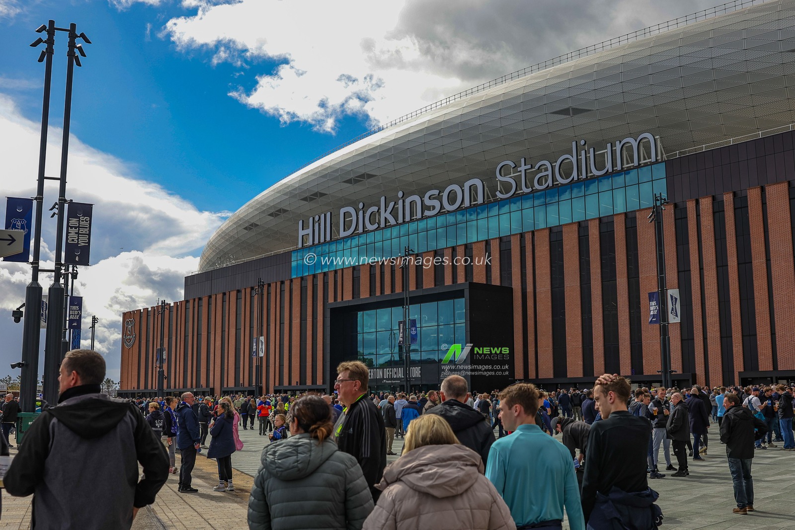 General view of Hill Dickinson Stadium ahead of the Premier League match Everton vs Aston Villa at Hill Dickinson Stadium, Liverpool, United Kingdom, 13th September 2025

(Photo by Mark Cosgrove/News Images)