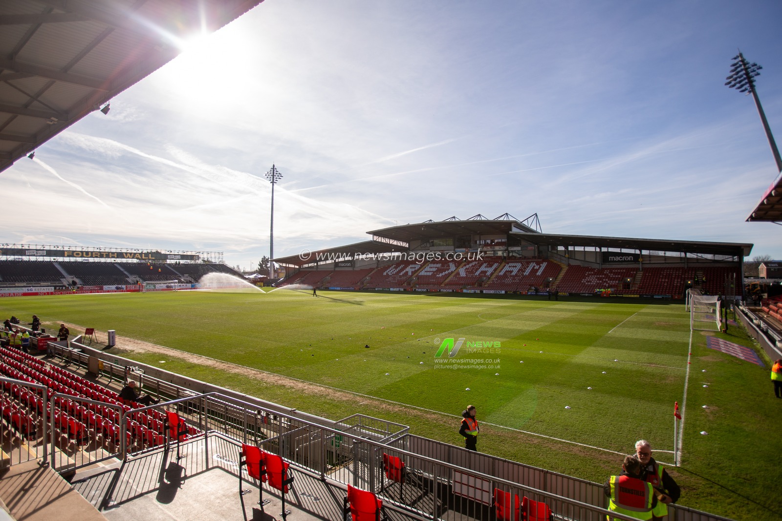 General View ahead of. the Sky Bet League 1 match Wrexham vs Bolton Wanderers at SToK Cae Ras, Wrexham, United Kingdom, 1st March 2025

(Photo by Nik Mesney/News Images)
