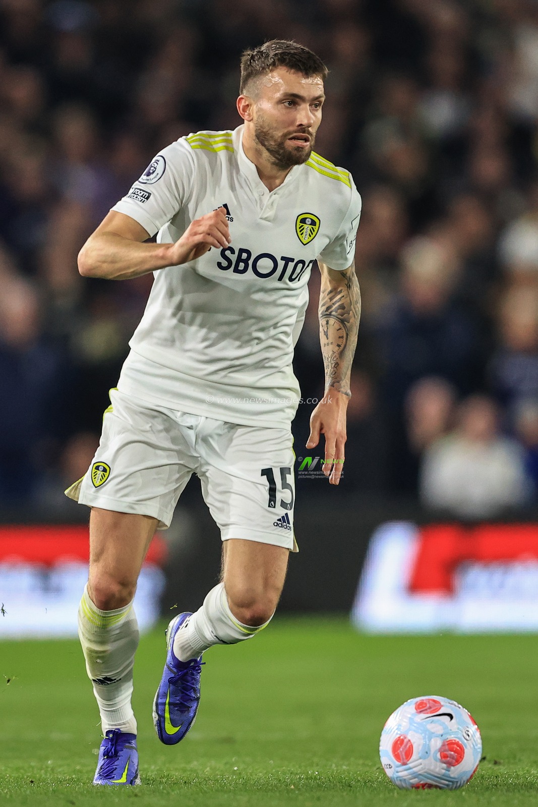 Stuart Dallas #15 of Leeds United during the game