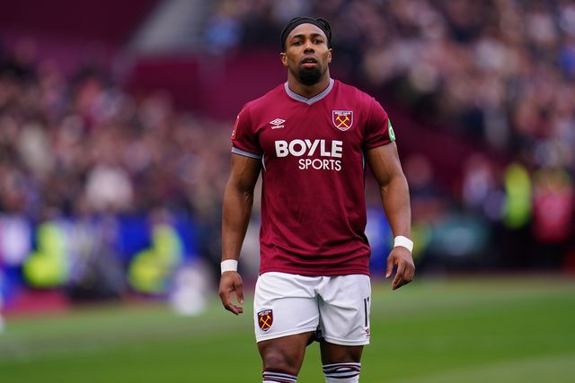 Adama Traore of West Ham United during the Emirates FA Cup Quarter-Final match West Ham United vs Leeds United at London Stadium, London, United Kingdom on 04 April 2026

(Photo by Harvey Murphy/News Images)