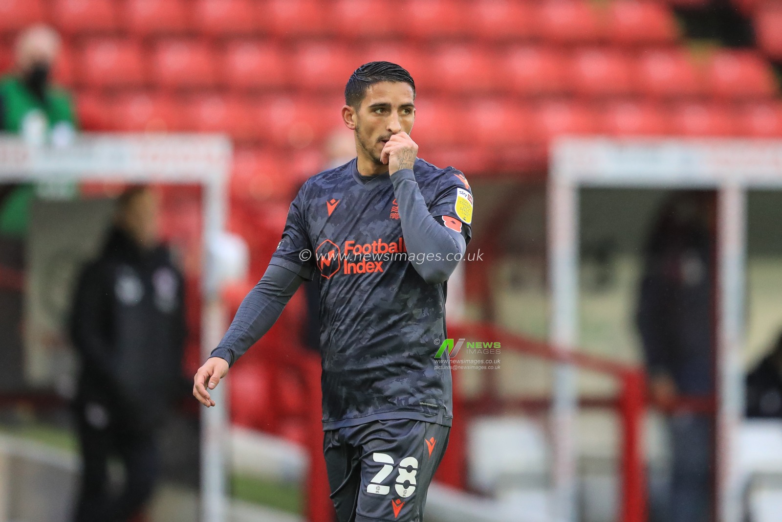 Anthony Knockaert #28 of Nottingham Forest during the game