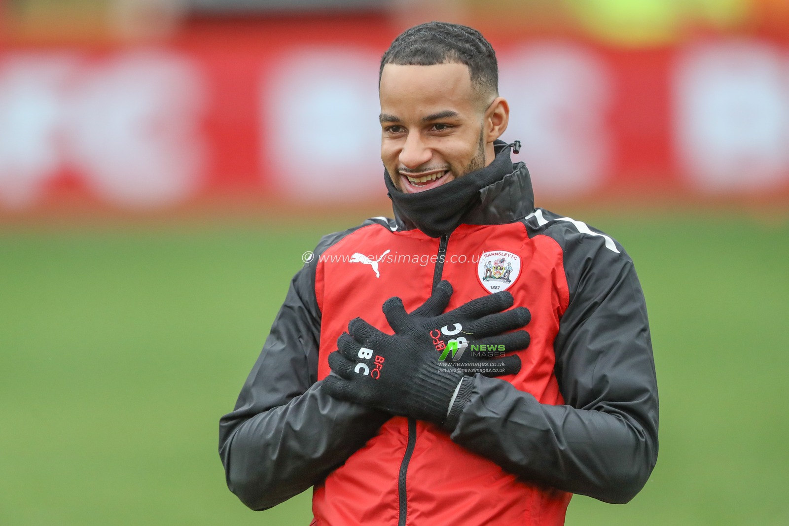 Barry Cotter of Barnsley in the pregame warmup session during the Sky Bet League 1 match Barnsley vs Cheltenham Town at Oakwell, Barnsley, United Kingdom, 16th March 2024

(Photo by Alfie Cosgrove/News Images)