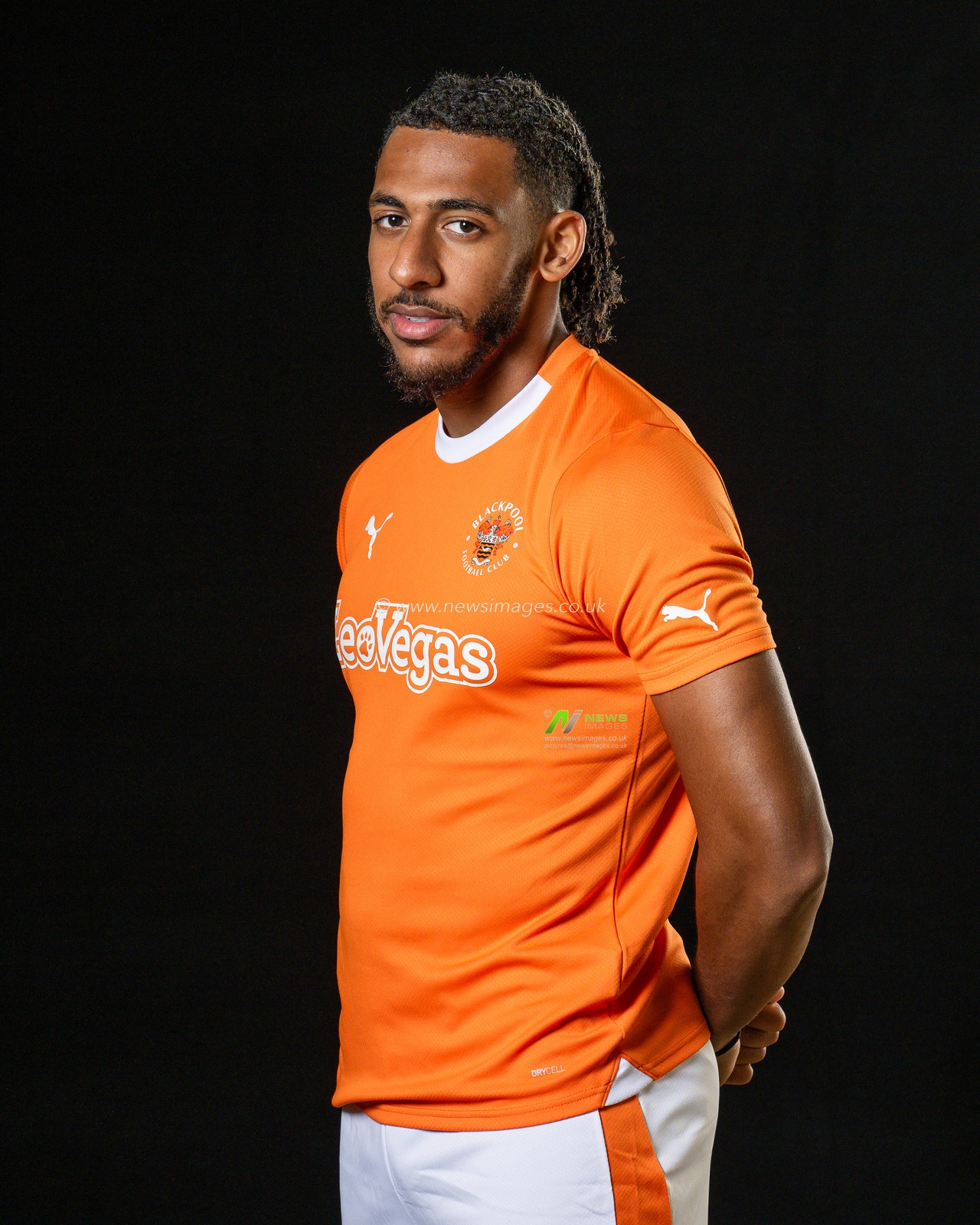 Blackpool Squad Headshots at Bloomfield Road, Blackpool, United Kingdom, 27th July 2023

(Photo by Craig Thomas/News Images)