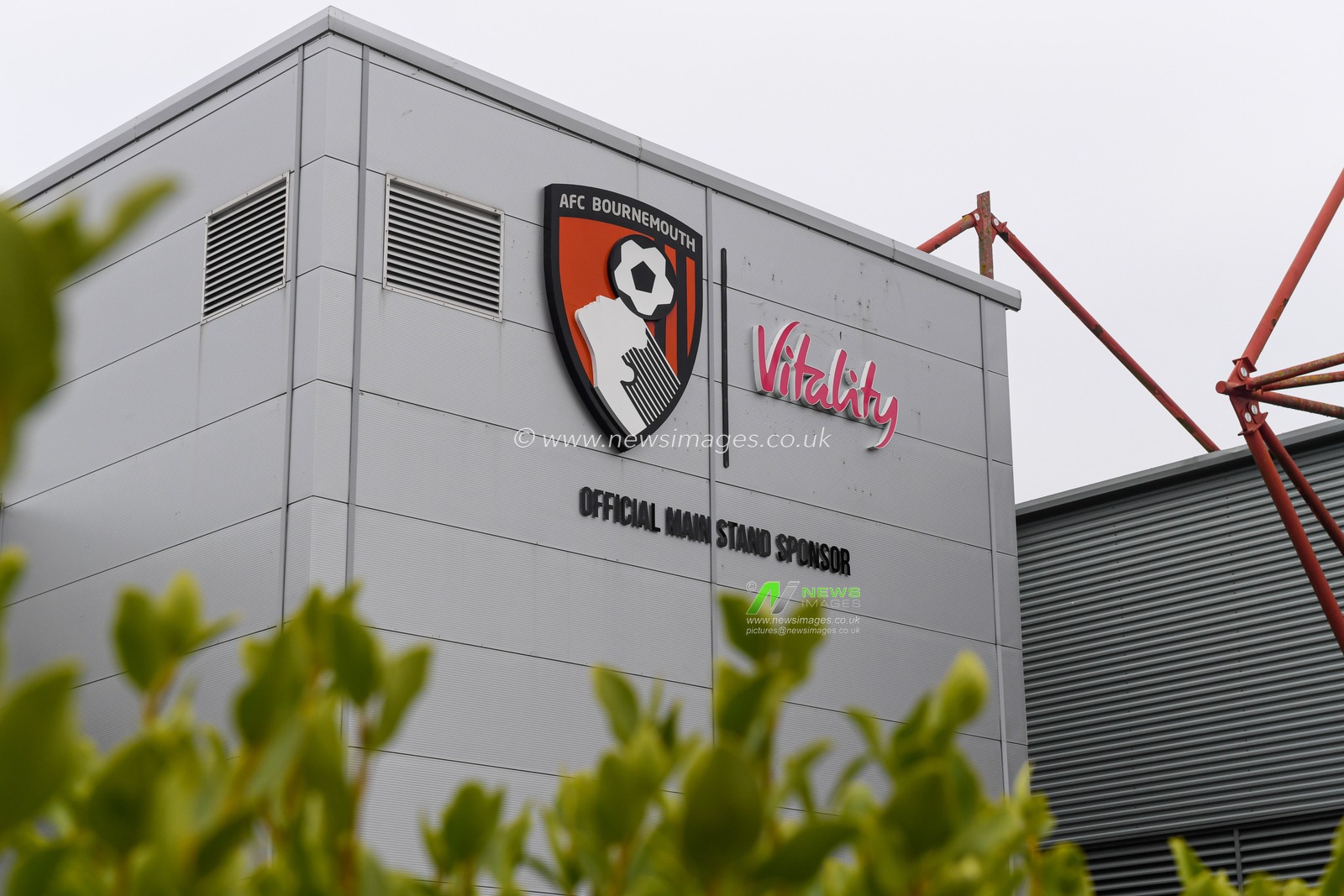 A general view of the Vitality Stadium , the home of AFC Bournemouth