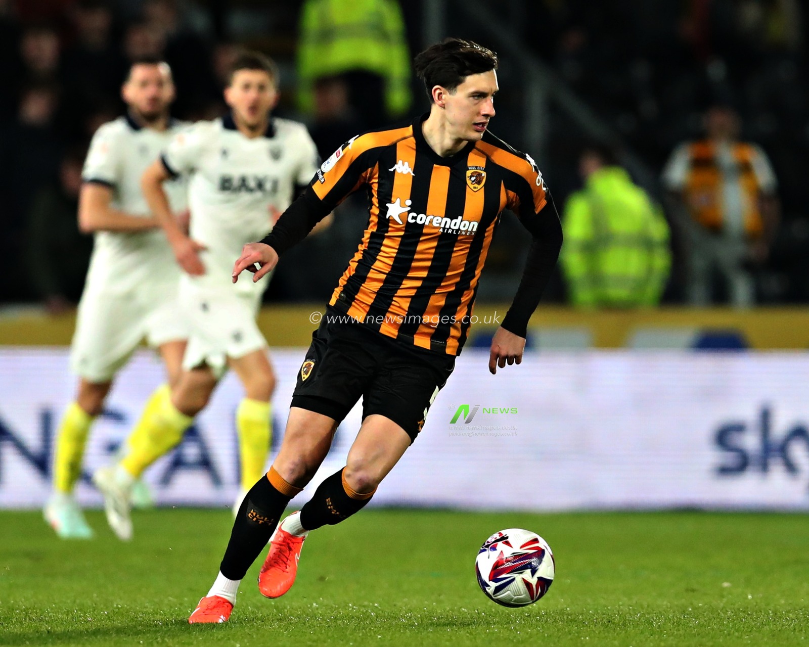 Alfie Jones of Hull City during the Sky Bet Championship match Hull City vs Oxford United at MKM Stadium, Hull, United Kingdom, 12th March 2025

(Photo by Sam Eaden/News Images)