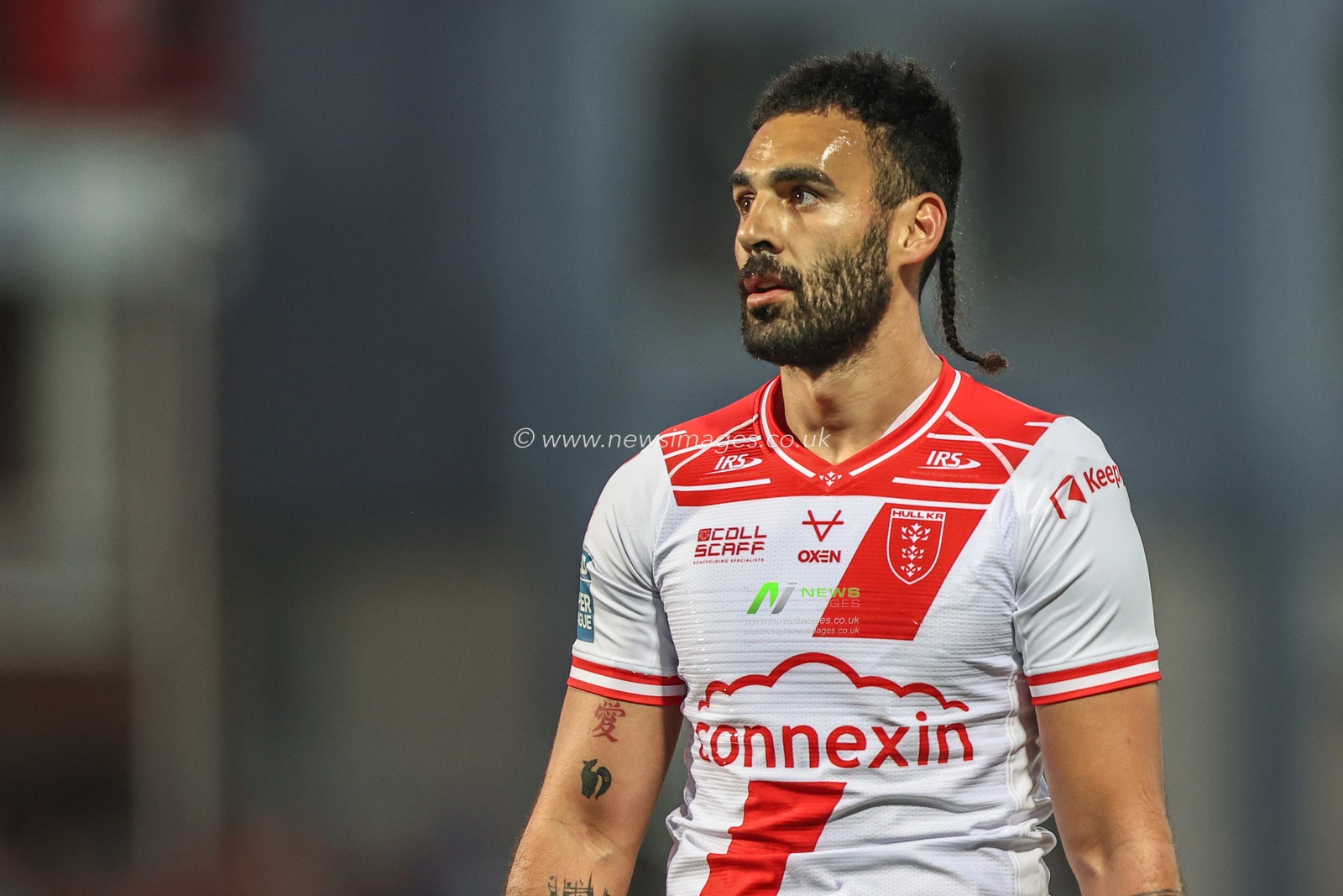 Tyrone May of Hull KR during the Betfred Super League Round 7 match Hull KR vs Wigan Warriors at Sewell Group Craven Park, Kingston upon Hull, United Kingdom, 11th April 2025

(Photo by Alfie Cosgrove/News Images)