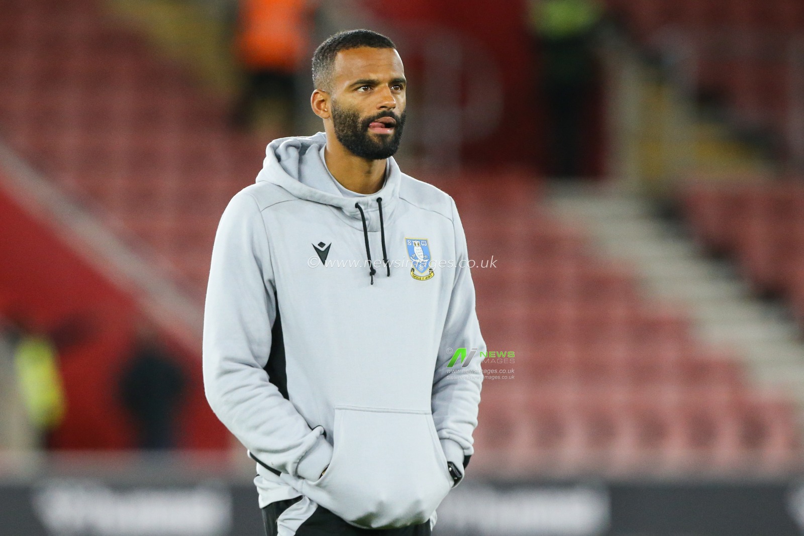 Michael Ihiekwe #20 of Sheffield Wednesday arriving at the stadium during the Carabao Cup Third Round match Southampton vs Sheffield Wednesday at St Mary's Stadium, Southampton, United Kingdom, 9th November 2022

(Photo by Arron Gent/News Images)