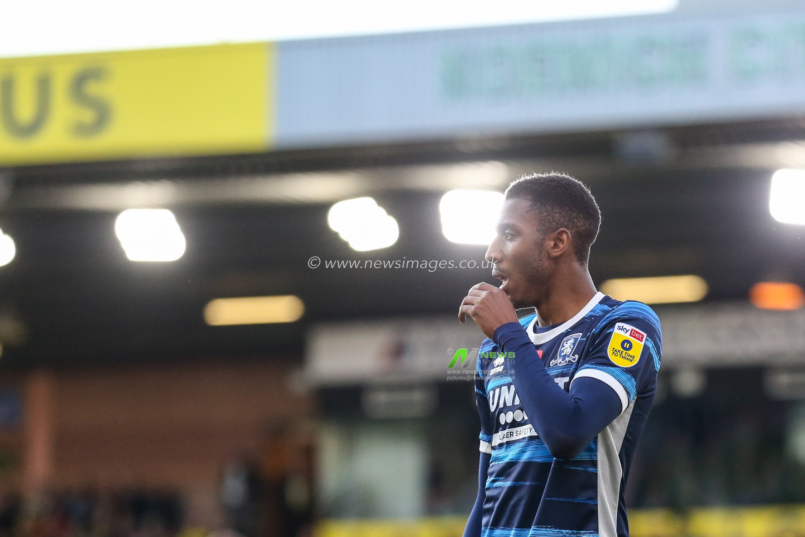 Isaiah Jones #2 of Middlesbrough during the Sky Bet Championship match Norwich City vs Middlesbrough at Carrow Road, Norwich, United Kingdom, 12th November 2022

(Photo by Arron Gent/News Images)