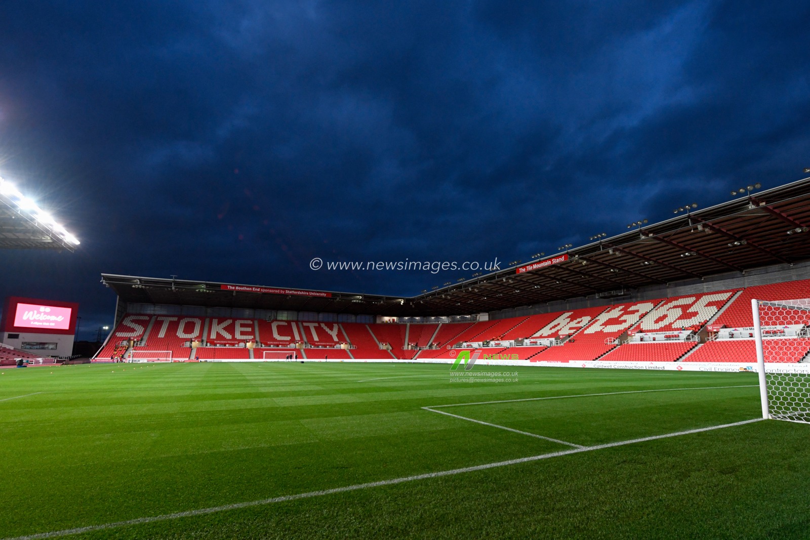A general view of the bet365 stadium, the home of Stoke City