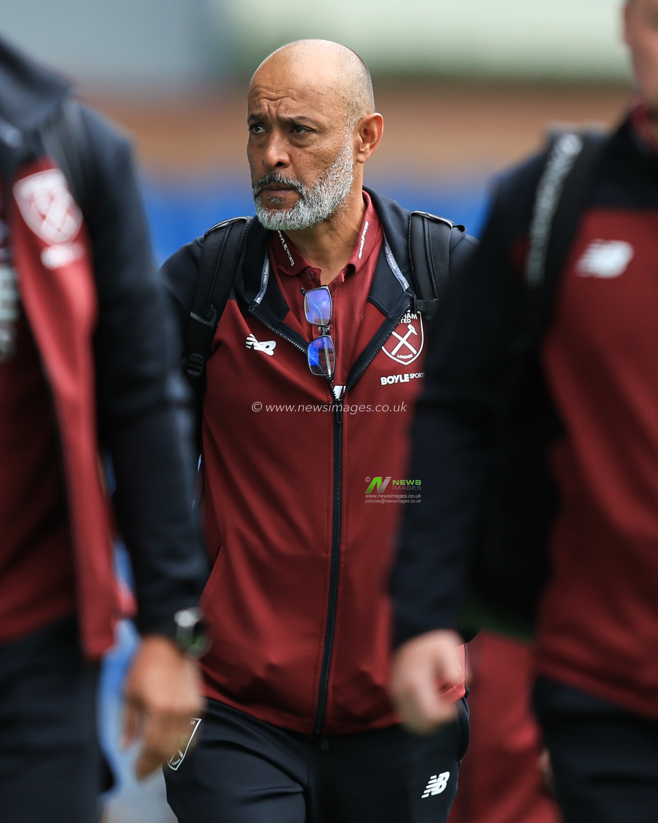 West Ham United manager Nuno Espirito Santo arrives ahead of the Sky Bet Championship match Burnley vs West Ham United at Turf Moor, Burnley, United Kingdom on 16 August 2026

(Photo by Jorge Horsted/News Images)