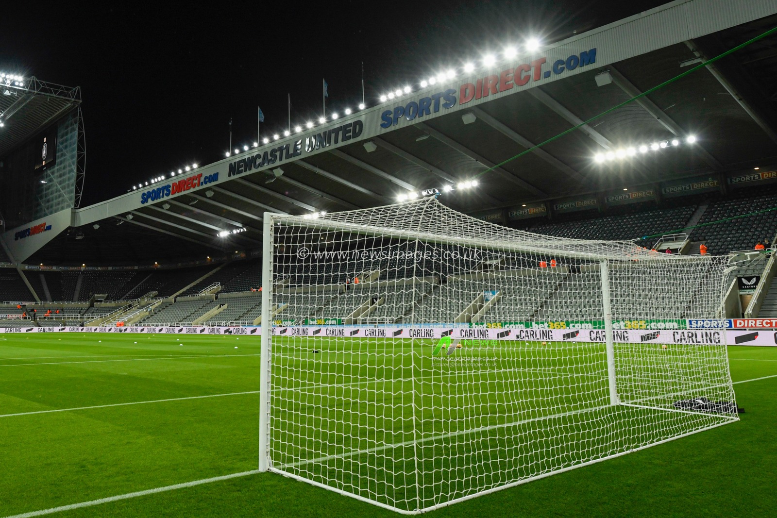 A general view of St James' Park, the home of Newcastle United