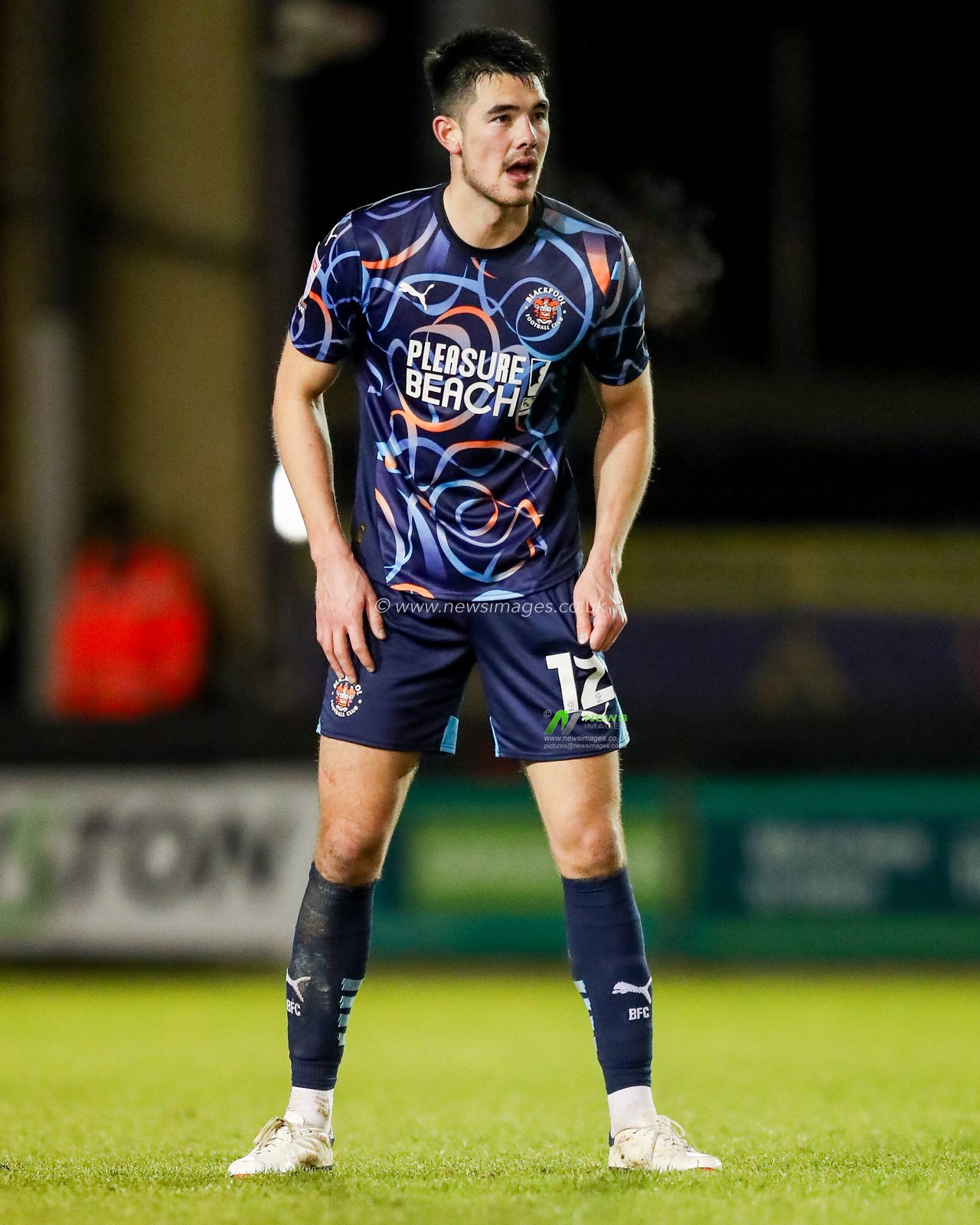 Elkan Baggott of Blackpool looks on during the Sky Bet League 1 match Lincoln City vs Blackpool at Gelder Group Sincil Bank Stadium, Lincoln, United Kingdom, 28th January 2025

(Photo by Izzy Poles/News Images)