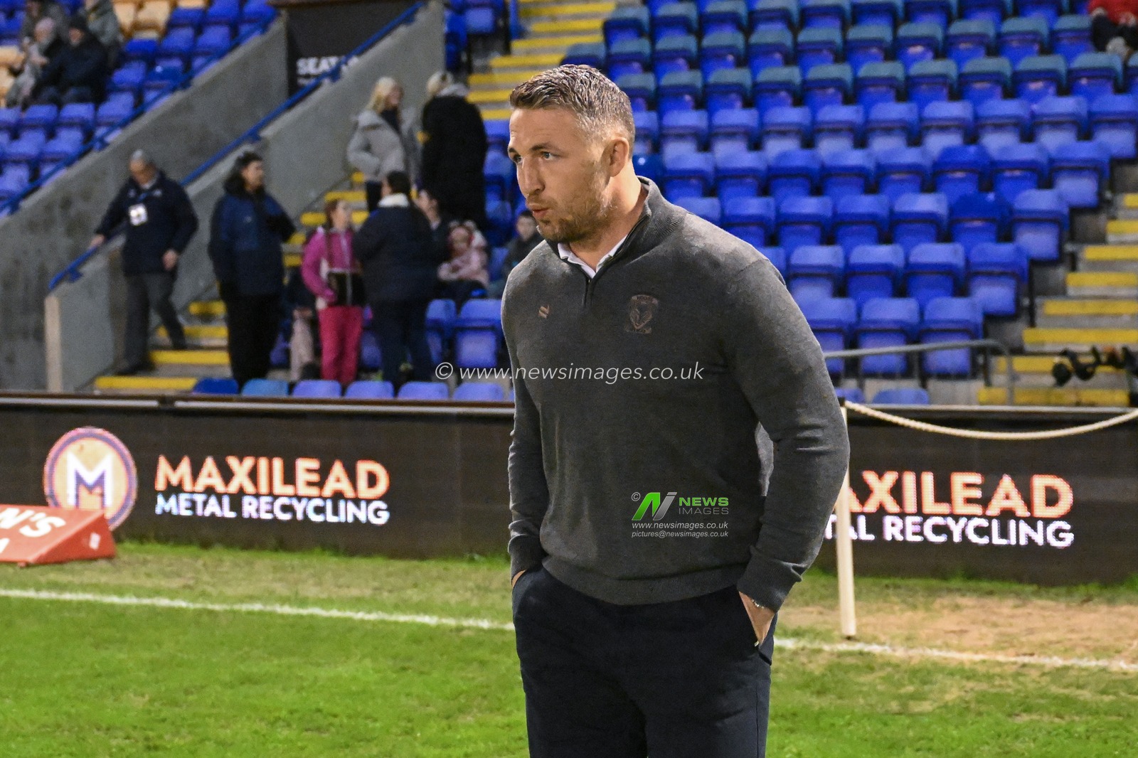 Sam Burgess Head Coach of Warrington Wolves Sam Burgess during the Betfred Super League Round 3 match Warrington Wolves vs Castleford Tigers at Halliwell Jones Stadium, Warrington, United Kingdom, 1st March 2024

(Photo by Craig Thomas/News Images)