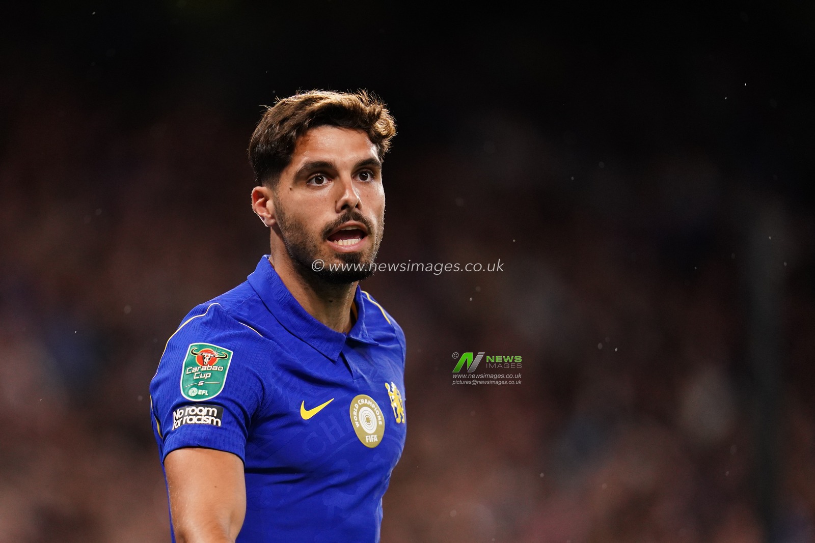 Pedro Neto of Chelsea during the Carabao Cup round 2 match Chelsea vs Luton Town at Stamford Bridge, London, United Kingdom on 27 August 2026

(Photo by Harvey Murphy/News Images)