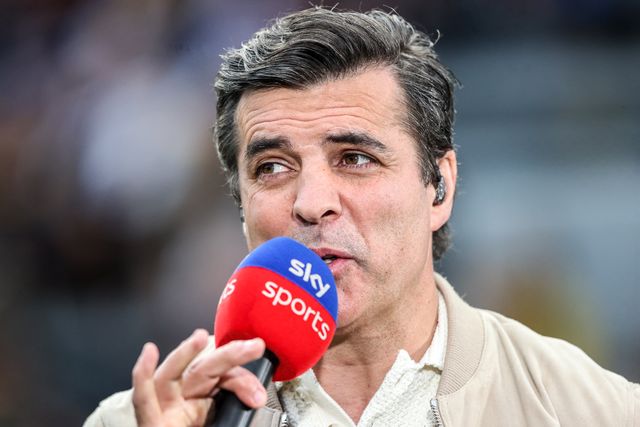 Sky Sports Rugby League presenter Brian Carney during the Betfred Super League round 10 match Leeds Rhinos vs Wakefield Trinity at AMT Headingley Stadium, Leeds, United Kingdom on 01 May 2026

(Photo by Alfie Cosgrove/News Images)