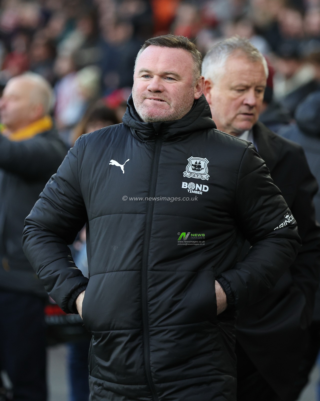 Wayne Rooney Manager of Plymouth Argyle ahead of the Sky Bet Championship match Sheffield United vs Plymouth Argyle at Bramall Lane, Sheffield, United Kingdom, 14th December 2024

(Photo by Alex Roebuck/News Images)