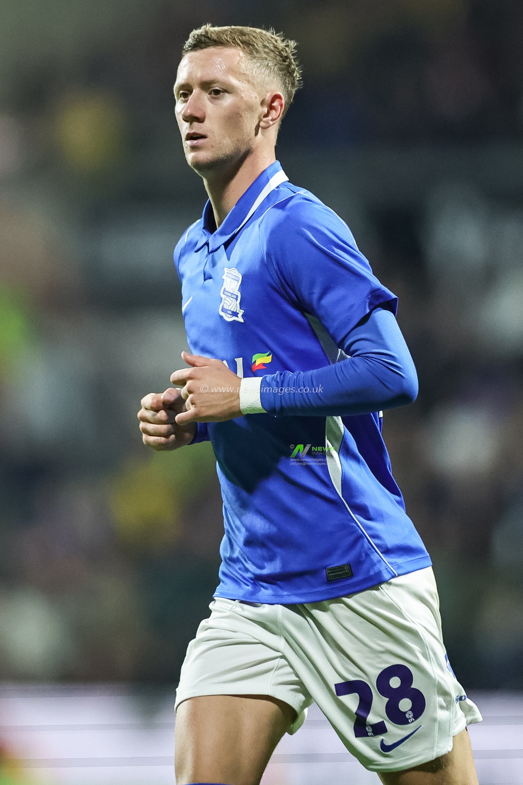 Jay Stansfield of Birmingham City during the Sky Bet Championship match Wrexham vs Birmingham City at The Racecourse Ground, Wrexham, United Kingdom on 28 August 2026

(Photo by Mark Cosgrove/News Images)
