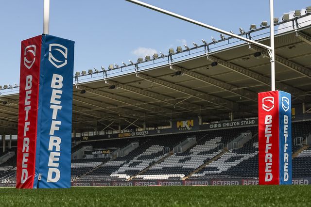 A general view of the MKM Stadium during the Betfred Super League Round 9 match Hull FC vs Wigan Warriors at MKM Stadium, Hull, United Kingdom, 27th April 2025

(Photo by Mark Cosgrove/News Images)