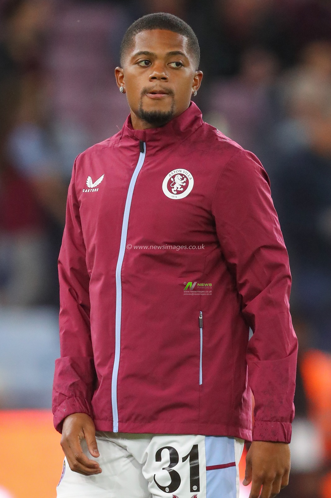 Leon Bailey #31 of Aston Villa during the pre-game warm up ahead of the Carabao Cup Third Round match Aston Villa vs Everton at Villa Park, Birmingham, United Kingdom, 27th September 2023

(Photo by Gareth Evans/News Images)