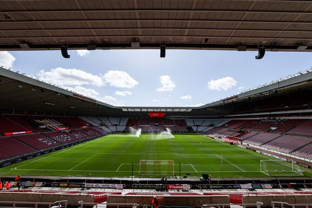 A general view of Stadium of Light ahead of the Premier League match Sunderland vs Tottenham Hotspur at Stadium Of Light, Sunderland, United Kingdom on 12 April 2026

(Photo by Alfie Cosgrove/News Images)
