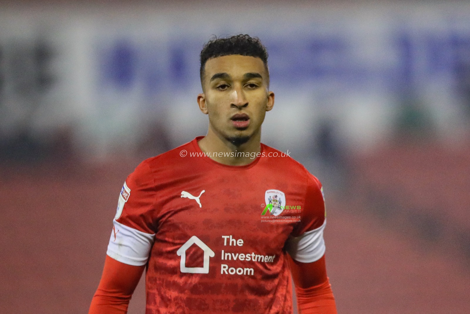 26th December 2019, Oakwell, Barnsley, England; Sky Bet Championship, Barnsley v West Bromwich Albion : Jacob Brown (7) of Barnsley during the game

Credit: Mark Cosgrove/News Images